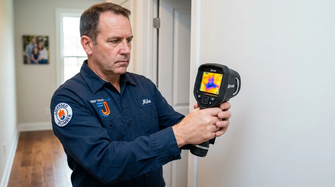 Thermal imaging leak detection by Johns Plumbing LLC in Emporium